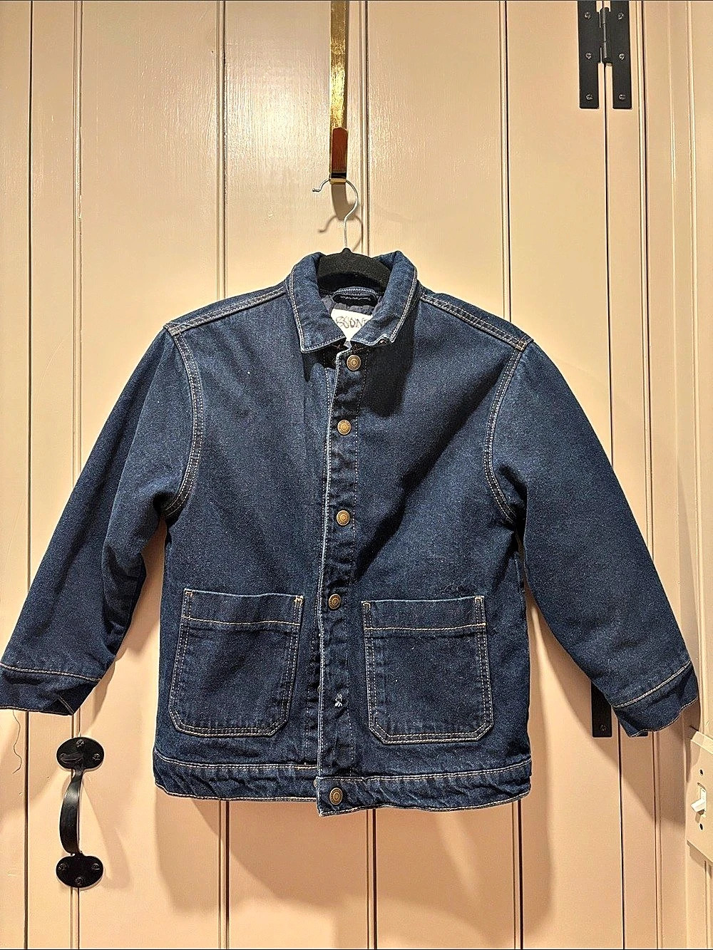 Zara Denim Jacket Blue Size 9- Youth
